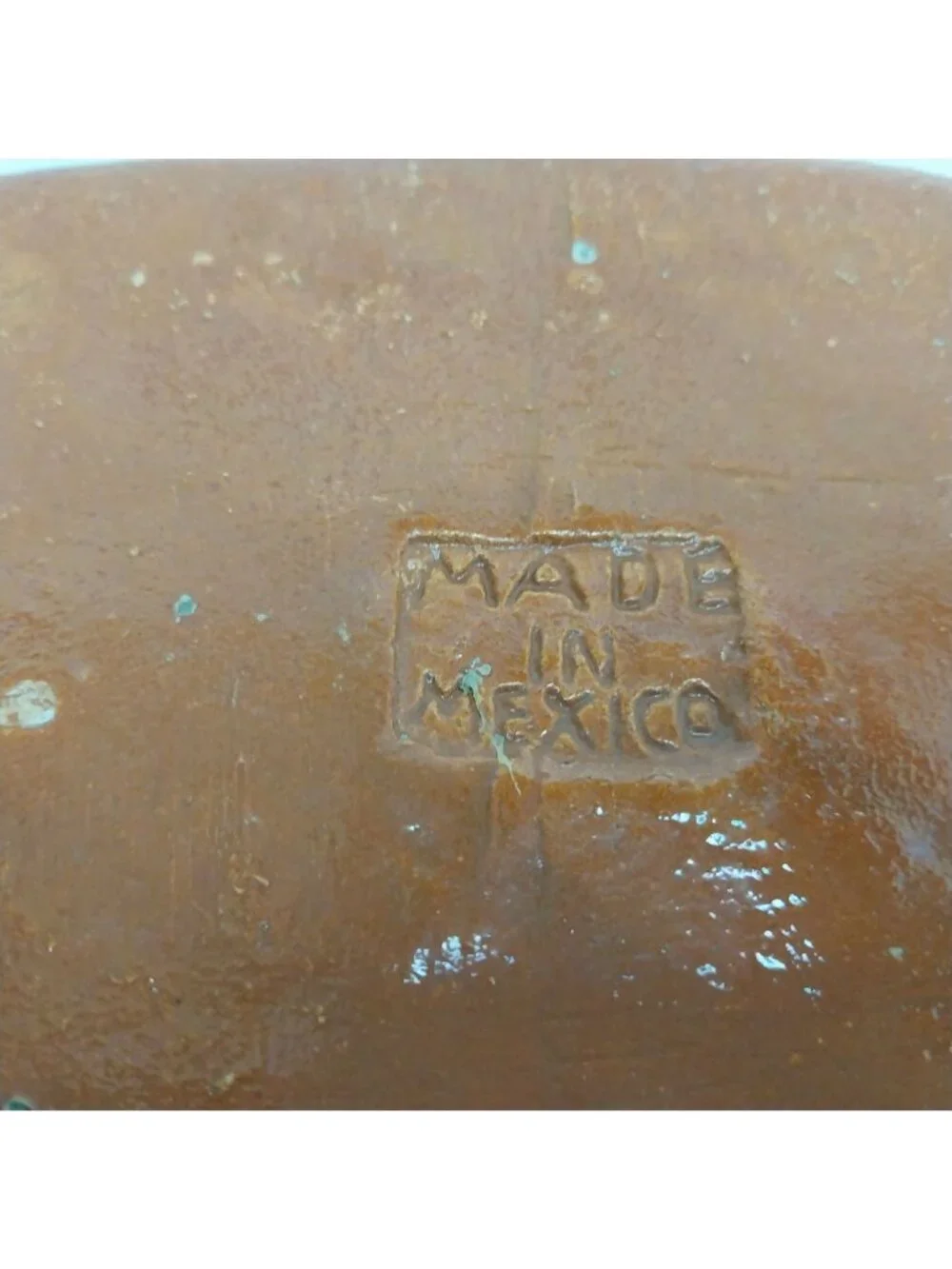 Antique Tlaquepaque Mexican Redware 7